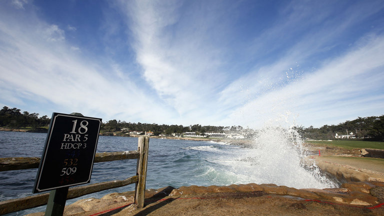 Pebble Beach is a favourite stop for the world's top two players