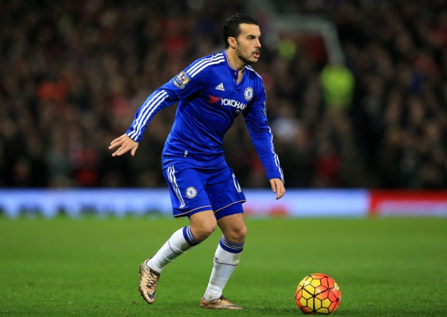 Pedro in action for Chelsea