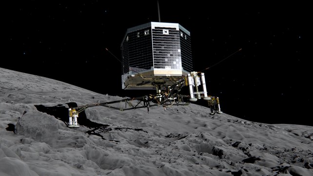 Philae came to rest on a comet in November 2014