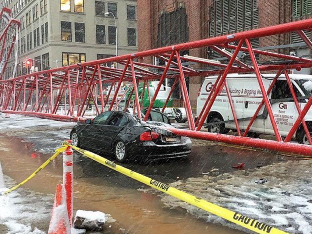 Reports: 1 dead, many injured in NYC crane collapse