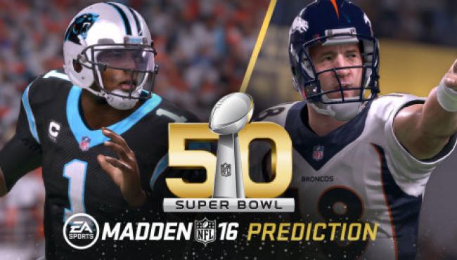 Official Madden NFL 16 Super Bowl Prediction