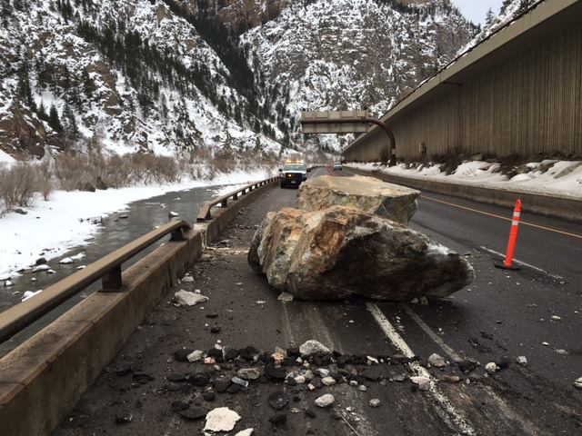 The early morning incident took place near Hanging Lake Tunnel