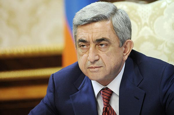 Condolences to Syria Sargsyan sends message to Assad over Damascus bombings