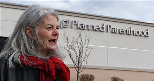 Vicki Cowart president of Planned Parenthood of the Rocky Mountains addresses the media outside the Planned Parenthood building on Monday Feb. 15 2016 in Colorado Springs Colo. Colorado Springs&#039 Planned Parenthood clinic reopened Monday nearly