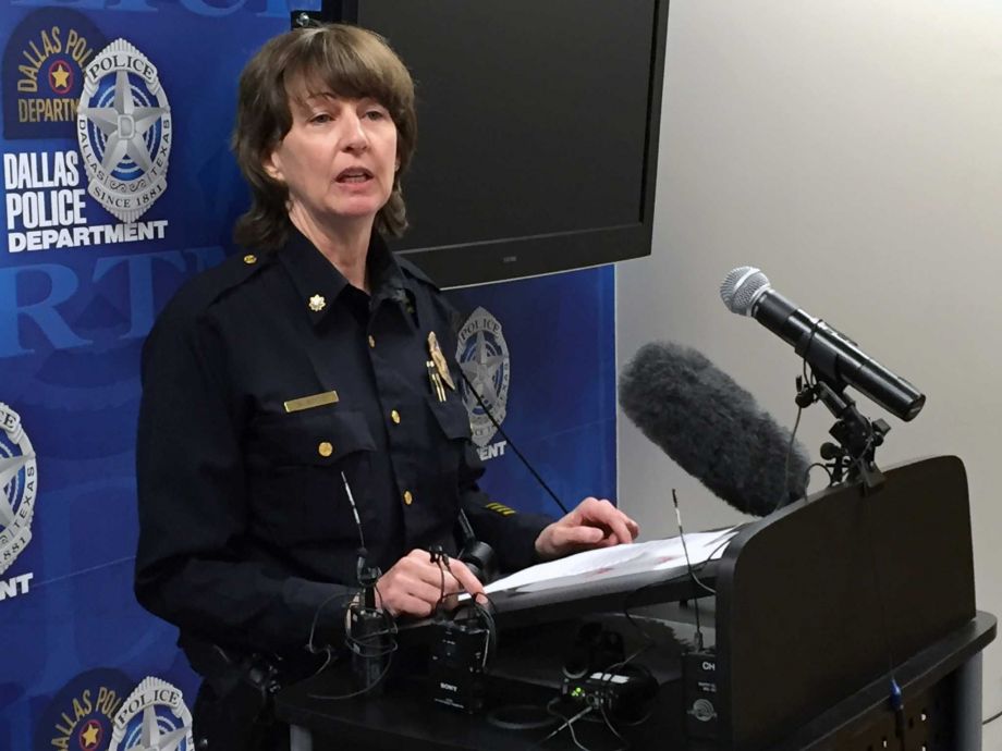 Dallas Police Maj. Midge Boyle updates the media on the domestic violence investigation of Cleveland Browns quarterback Johnny Manziel on Saturday in Dallas. The Dallas Morning News reported that police have reviewed medical records provided by Manziel's