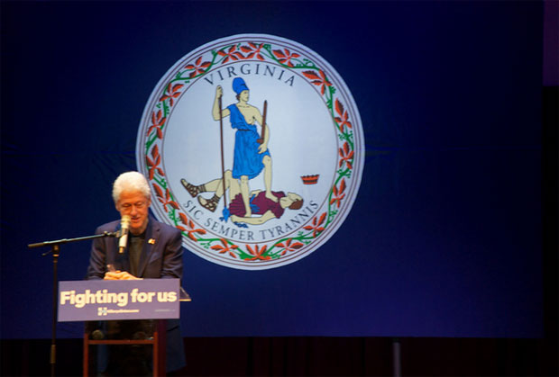 President Bill Clinton at the Hippodrome Theater in Richmond 3Taken by Matt Chaney Feb. 24 2016