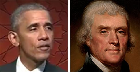 Obama Jefferson