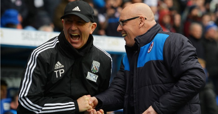 Tony Pulis Brian Mc Dermott Reading v West Brom