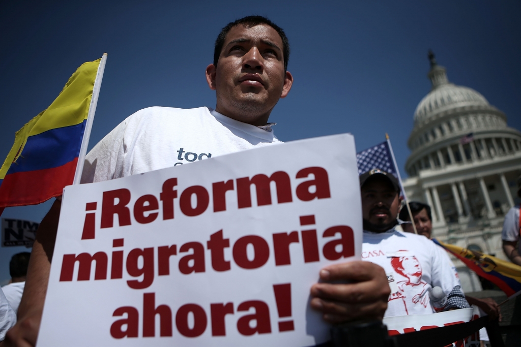 Protestors Rally For Immigration Reform At Nation's Capitol