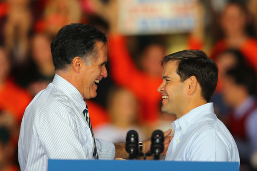 Mitt Romney Campaigns Throughout Florida