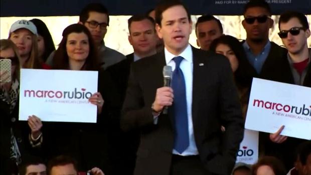 Rubio Mocks Trump's Tweets During Dallas Rally