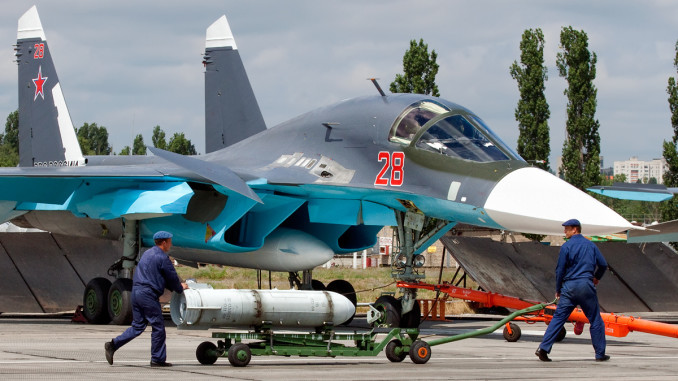 Russian SU-34 jet