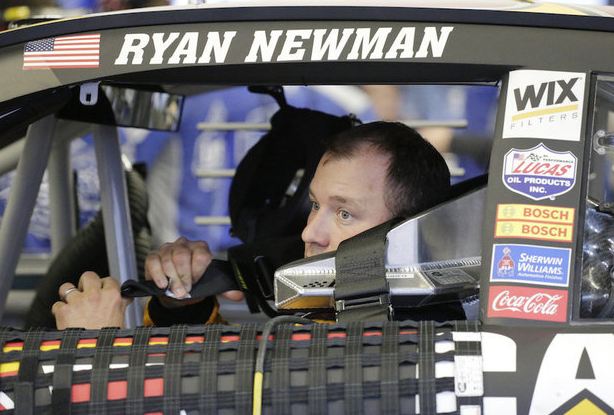 Ryan Newman practicing for the Daytona 500. AP Images