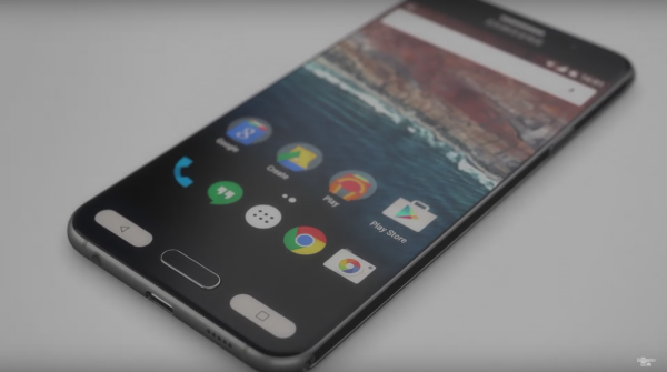 Samsung Galaxy S7 concept. Credit Martin Hajek