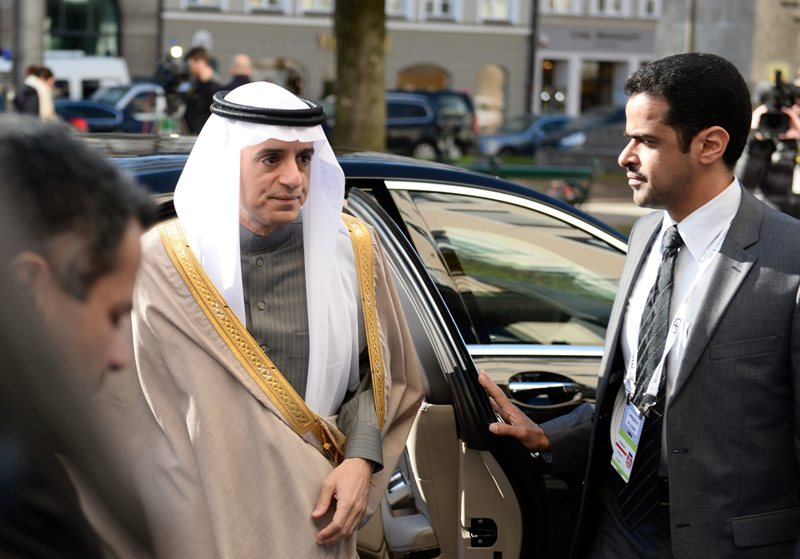 Saudi Arabia's Foreign Minister Adel al Jubeir arrives to the 52nd Munich Security Conference in Munich Germany 12 February 2016