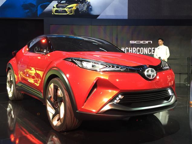 The Scion C-HR concept first debuted under the Toyota brand at the Paris Motor Show in 2014 before switching to Scion for the Los Angeles Auto Show in 2015. With the brand folding the C-HR is heading back to Toyota