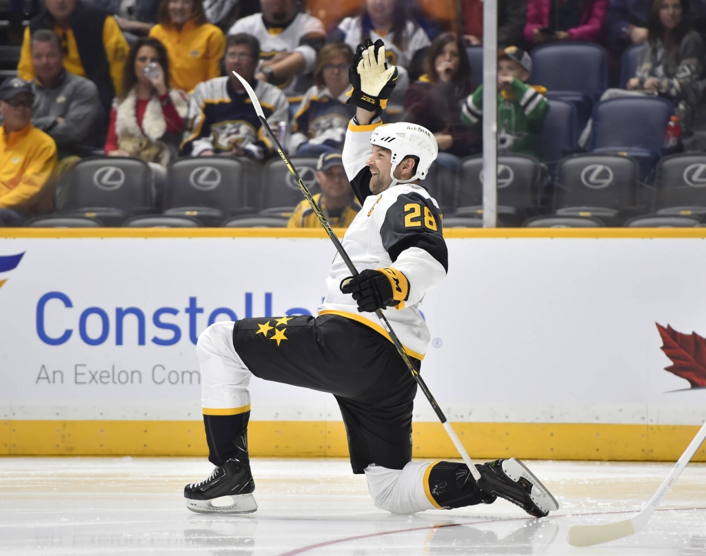 Scott after scoring in the All Star Game		Christopher Hanewinckel-USA TODAY Sports