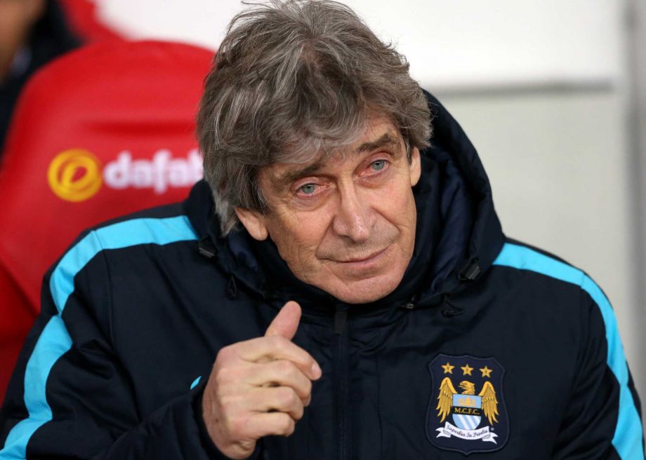 Manchester City's manager Manuel Pellegrini awaits the start of the English Premier League soccer match between Sunderland and Manchester City at the Stadium of Light Sunderland England Tuesday Feb. 2 2016