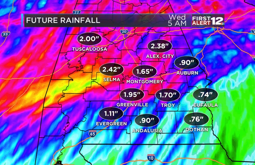 First Alert Forecast: Unsettled Pattern Brings Rain/Storm Chances