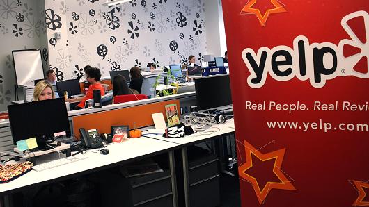 Yelp employees in the New York City office
