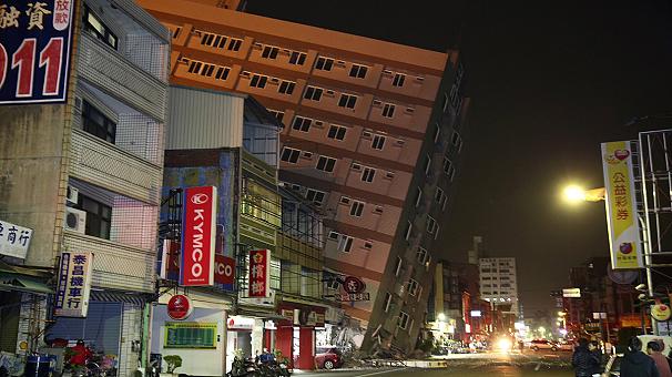 Taiwan Multiple buildings collapse after a 6.4 magnitude earthquake