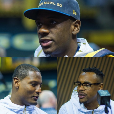 Clockwise Devin Funchess Ted Ginn jr. Ed Dickson