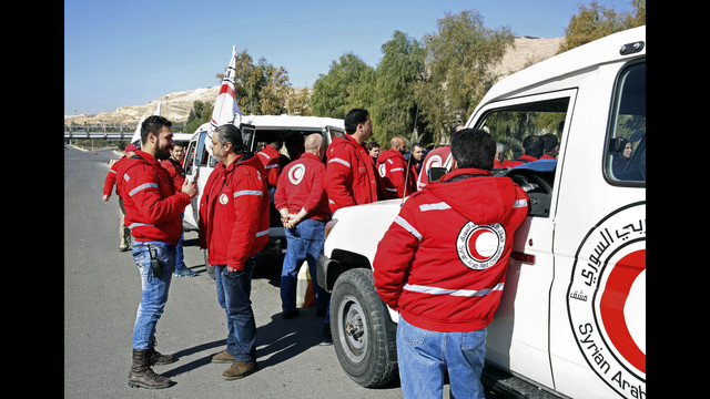 Syria aid convoys prepare to head to besieged areas