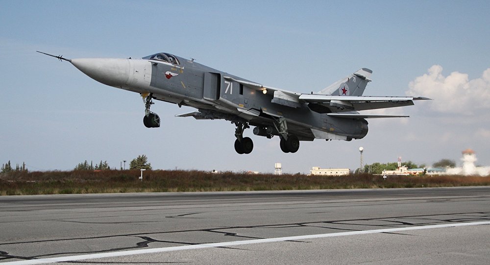 Russian military aviation at Khmeimim airbase in Syria