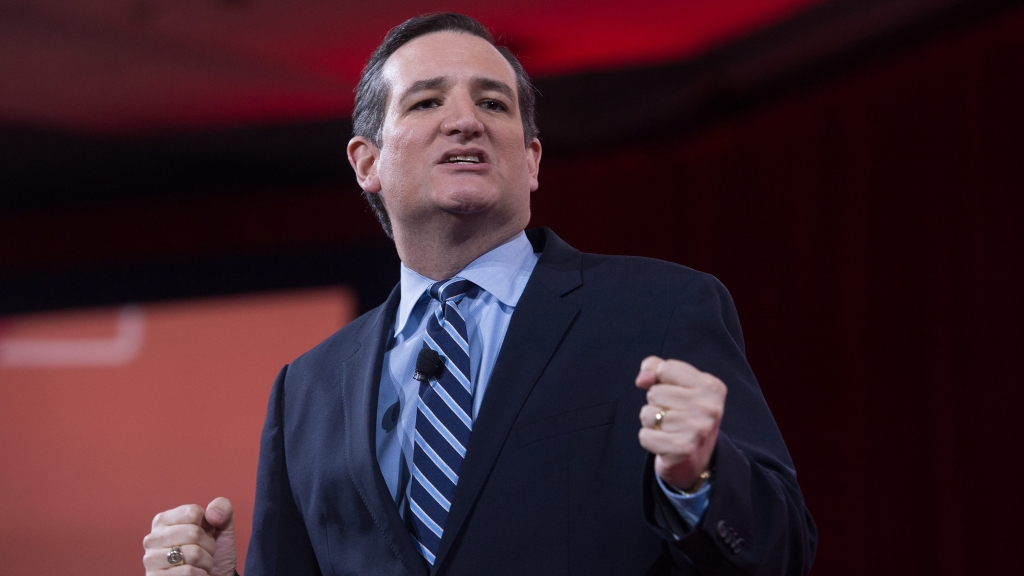 Ted Cruz addresses the annual Conservative Political Action Conference