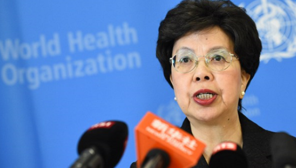 World Health Organization Director General Dr. Margaret Chan on Aug. 8 2014 in Geneva gives a press conference following a two-day emergency meeting on west Africa