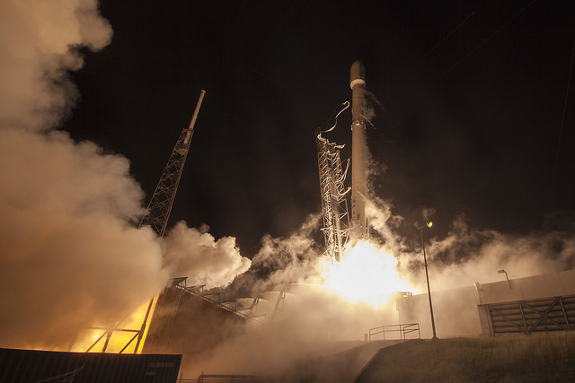 The Falcon 9 rocket's last launch from Cape Canaveral was in December. Credit SpaceX