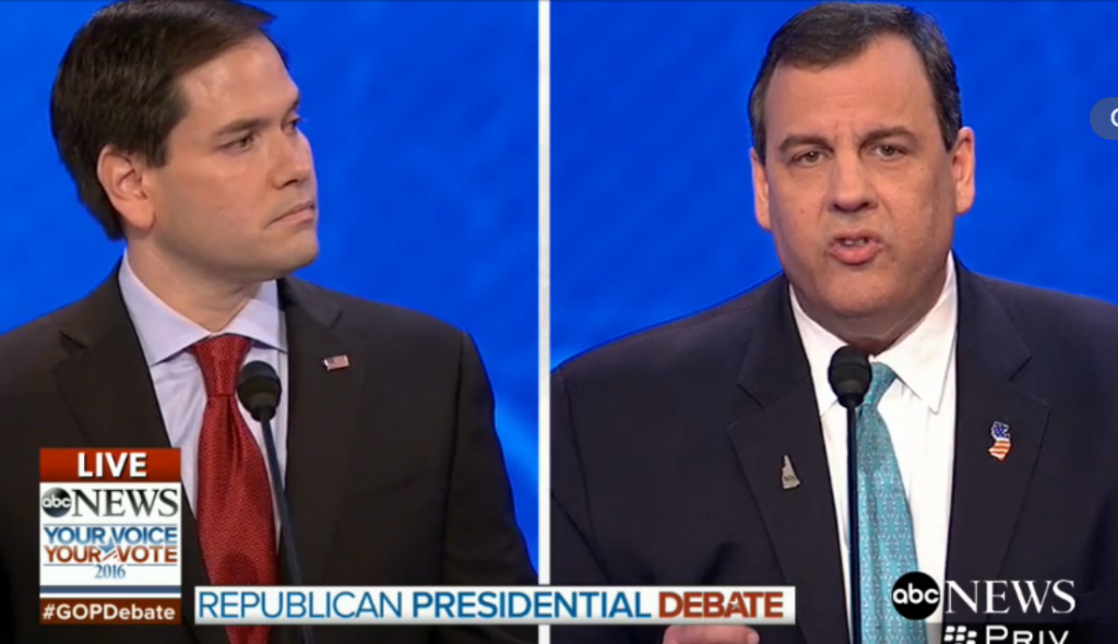 Marco Rubio Chris Christie