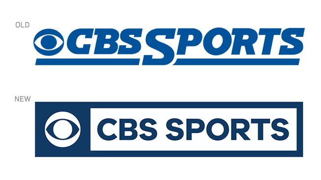 The now-retired CBS Sports logo was introduced in 1981.   CBS Sports