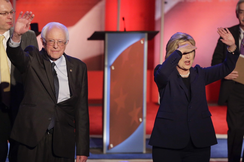 Dem race shaken, stirred as Sanders, Clinton meet in debate