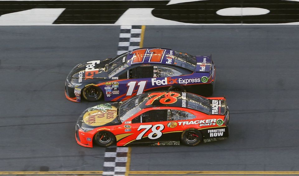 Hamlin uses daring move to give Joe Gibbs a Daytona 500 win