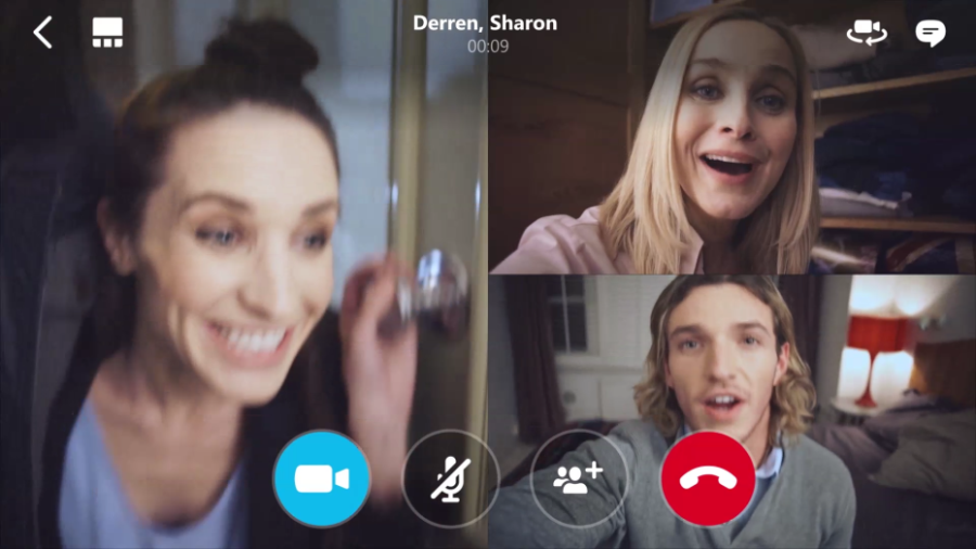 This new features will allow as many as 25 people to share one video call on Skype on tablets and smartphones