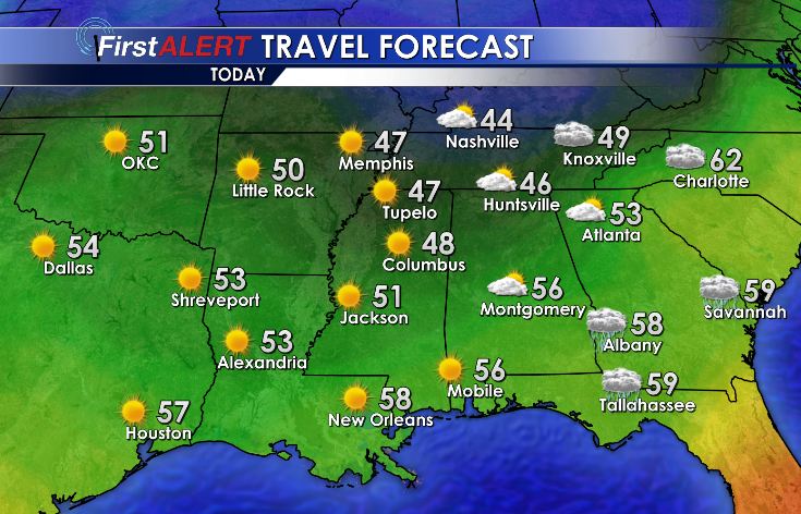 Thursday Southeast Travel