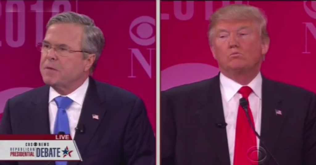 Trump Tells Jeb That His Mother Would Be a Better Candidate