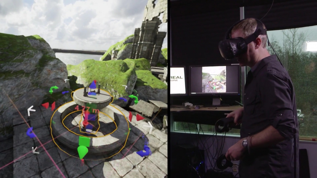 First Look: Unreal Engine Will Soon Let You Build VR inside VR