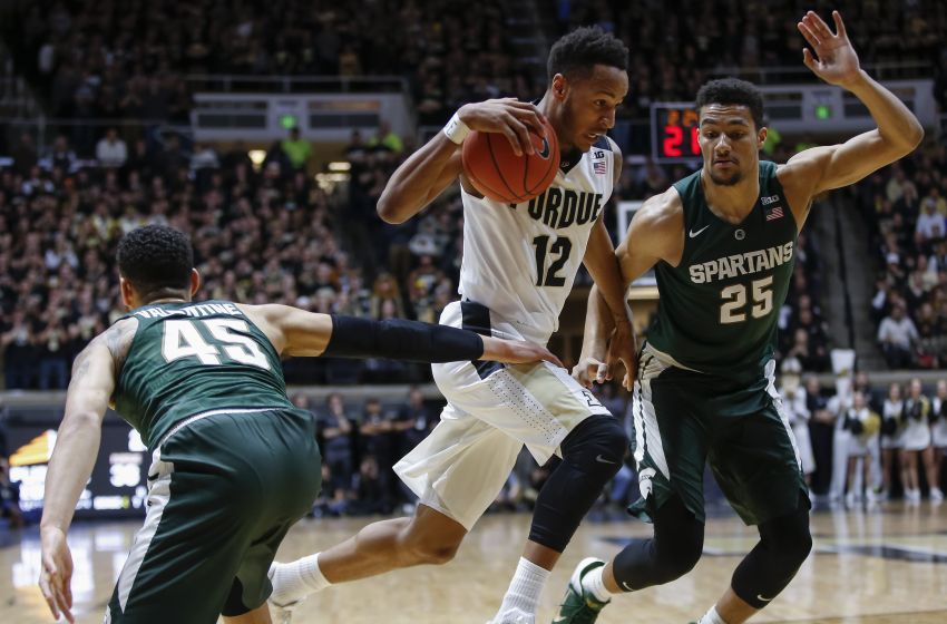 Michigan State fans blame refs for upset loss to Purdue