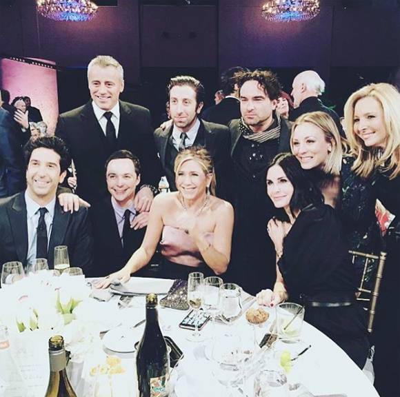 Here's your first peek at the Friends semi-reunion on NBC's James Burrows special