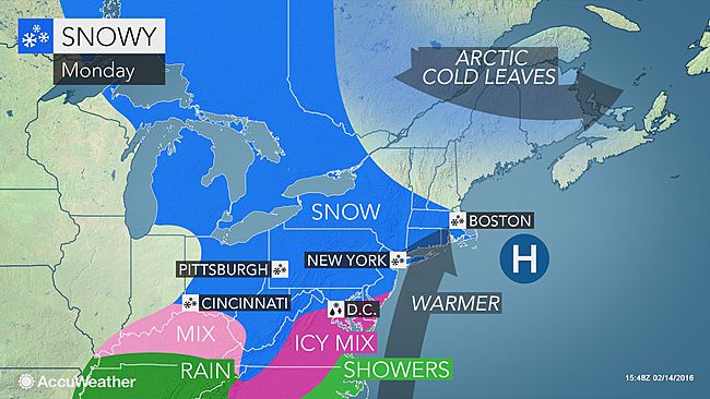 FORECAST: Snowy end to the weekend