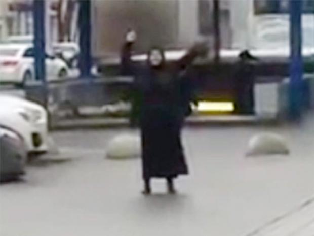 BREAKING: Horror as woman in burka 'holding severed head of child screams Allahu Akbar'