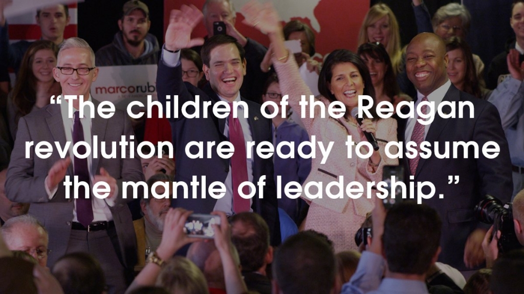 You'd think Marco Rubio won in South Carolina after his campaign put out this message on social media Saturday night