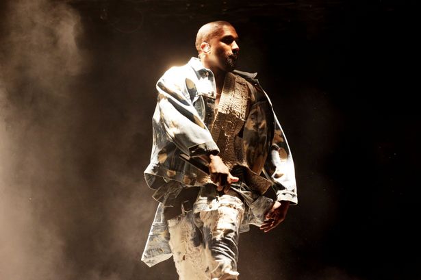 Yui Mok  PA Wire

Kanye West performing on The Pyramid Stage at the Glastonbury Festival at Worthy Farm in Somerset on Saturday