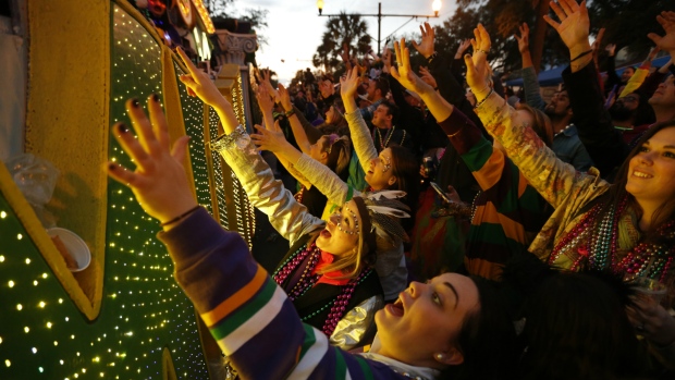 Mardi Gras celebrations in New Orleans