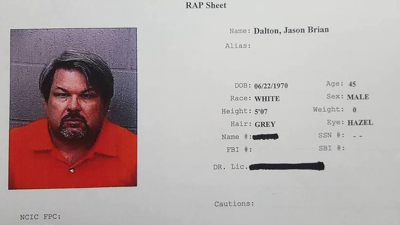 A mugshot and rap sheet of James Dalton who police say went on a shooting rampage that lasted for hours in Kalamazoo Mich. on Saturday