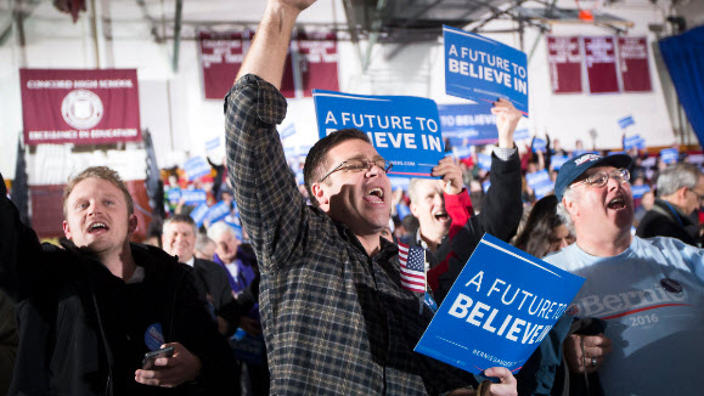 Trump, Sanders win primaries in New Hampshire