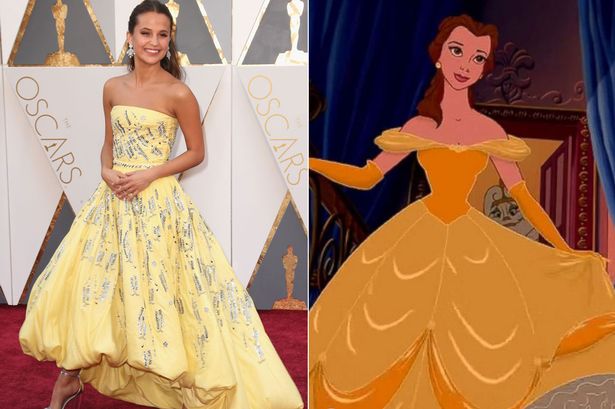 Alicia Vikander and Belle