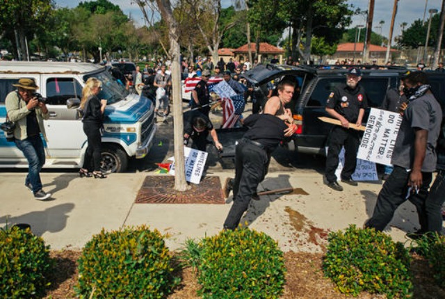 Police: KKK members acted in self-defense when they stabbed 3 counter-protesters at meager rally